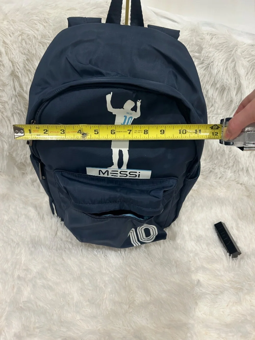 Lionel Messi brand Navy Blue Backpack; NWT